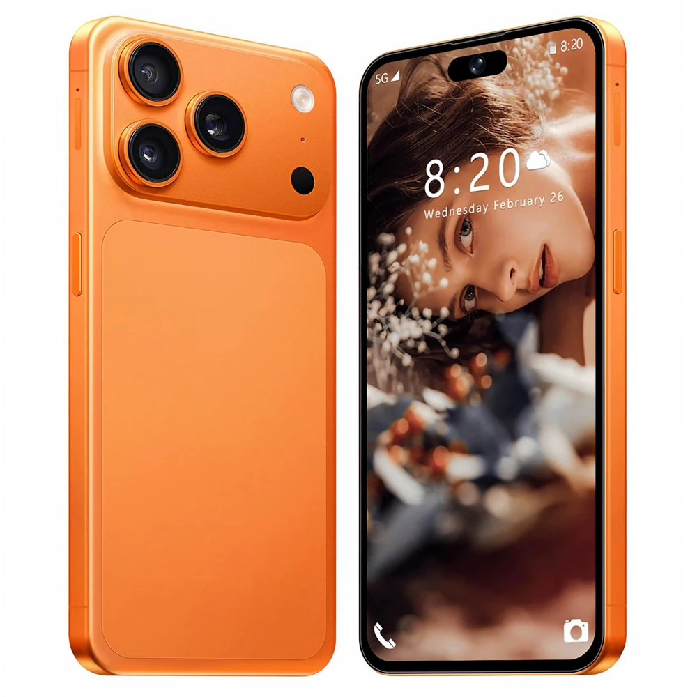 Unlocked Cheap Price Mobile Phone 6.9 Inch 17 Pro Max 4G 5G Smartphone 12GB+1TB Android System Dual Sim 64MP Phones Valid IMEI