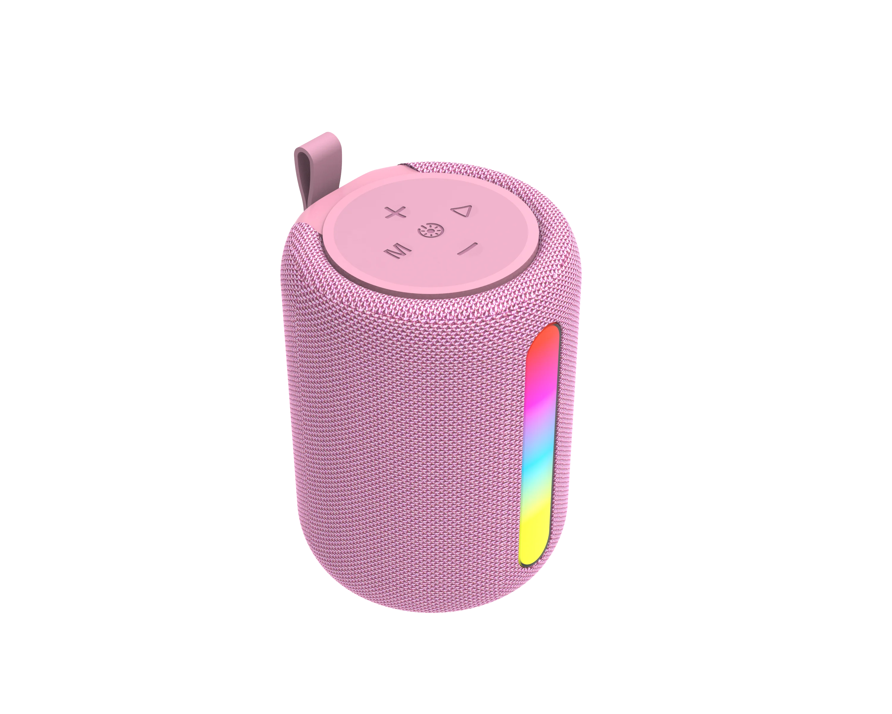 High Quality Portable Subwoofer Speaker Outdoor Use 5W 52mm Driver Two-Way Audio RGB for Communication Battery Included